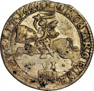 Ján II Kazimír, šiesty z roku 1666 TLB, Vilnius, vzácne