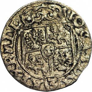 R-, Jan II Kazimierz, Półtorak 1661, Poznań, 60 w jabłku, rzadki