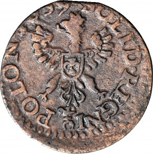 R-, Jan Kazimierz, Shilling de la Couronne 1659, Ujazdów