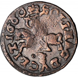 RRR-, Jan Kazimierz, Szeląg litewski 1660, Ujazdów, odwrócone B w TLB, R7