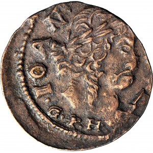 RRR-, Jan Kazimierz, Szeląg litewski 1663, Oliwa, DVO zamiast DVC, nienotowany