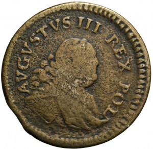 August III Saxon, Penny 1752, the rarest penny