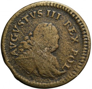Auguste III Sas, 1752 penny, le plus rare