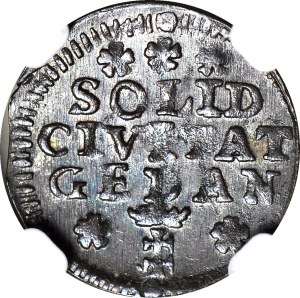 R-, Augustus III, Shelag 1757 Gdansk