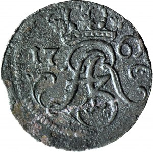 R-, August III, Shelag 1761 Elbląg, R3