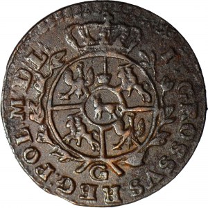 Stanislaw A. Poniatowski, 1767 G penny, Cracow, beautiful