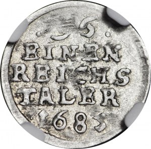 R*-, Pomořansko, Karel XI, 1/96 tolarů 1685 BA, R*