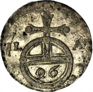 RR-, Pomerania, Carlo XI Gustavo, 1/96 Thaler 1691, Stettino, R5