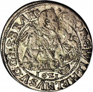 RR-, Pruské vévodství, Jiří Vilém, Ort 1621, Königsberg, CHVRI (místo CHVRFI), R6