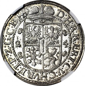 Kniežacie Prusko, Juraj Viliam, Ort 1624, Königsberg, BRAN, razené