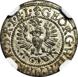 Duchy of Prussia, George Wilhelm, 1627 shellac, Königsberg, minted