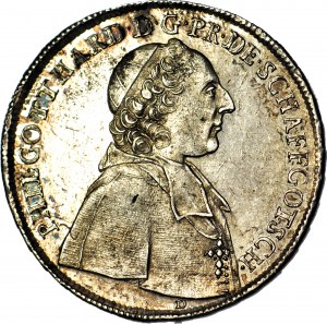 Silésie, Philipp Gotthard, Halftalar 1754, Nysa, exquis