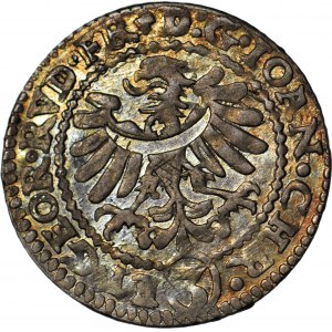 RR-, Silesia, Jan Chrystian and George Rudolf, 3 krajcary 1605, Zloty Stok - LIG - rare