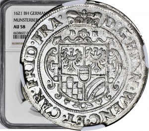 RR-, Slesia, Ducato di Ziębice-Olesnica, 24 krajcars 1621 BH, Olesnica, bella e rara