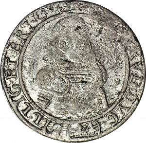 RRR-, Sliezsko, Jerzy Rudolf Legnicki, 24 krajcary 1622 Brzeg, POLOVIČNÝ ŠTÍT, oválny štít