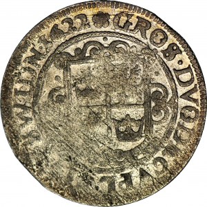 RRR-, Slesia, Ferdinando II, 24 krajcars 1622, Świdnica, croce/rosetta - NIENOTATO