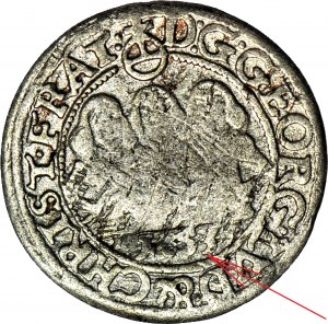 RR-, Silesia, Three Brothers, 1 krajcar 1653, Brzeg, date under characters!