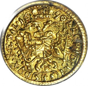 RR-, Silesia, Leopold I, Wrocław, 1/12 DUKATA 1698, minted