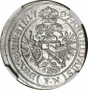 Slezsko, Joseph I, 3 krajcara 1707 FN, Wrocław