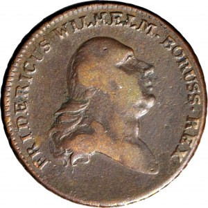 RR-, Partizione, Prussia del Sud, Trojak 1797 A, Berlino, annata più rara e zecca, VARIABILE