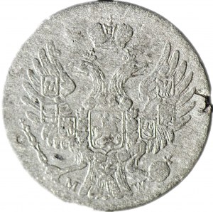 RR-, Königreich Polen, 5 groszy 1840, sehr seltene Variante - KLEINE BUCHSTABEN