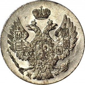 Regno di Polonia, 5 groszy 1840, cifra piccola 5, ESCLUSIVO