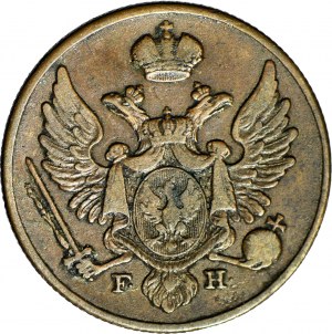 Kingdom of Poland, 3 pennies 1830 FH, beautiful natural piece