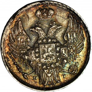 R-, ruské dělení, 1 zlotý = 15 kopějek 1838, НГ, Petrohrad, krásný