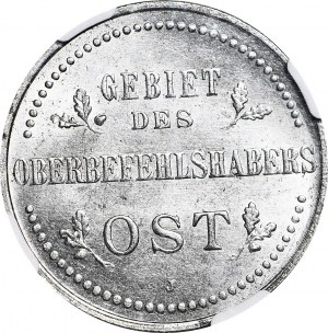 3 Kopeken 1916 OST J, Hamburg, gestempelt