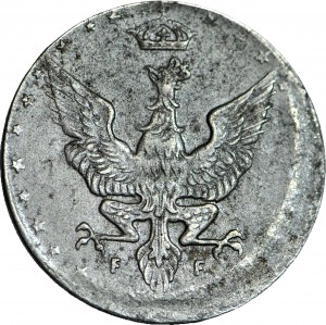 RR-, Royaume de Pologne, 20 fenig 1918, grand offset