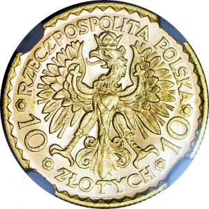 10 złotych 1925, Bolesław Chrobry, świeży stempel