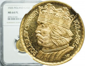 10 gold 1925, Boleslaw the Brave, PROOFLIKE