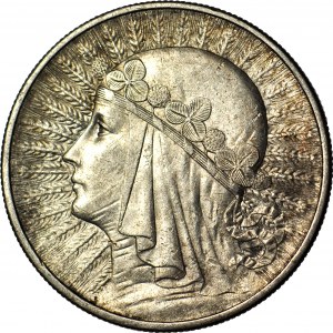 10 zlatých 1932, Hlava, Londýn, razené