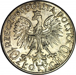 10 oro 1932, Head, Londra, coniato