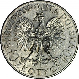 10 zlatých 1933, Traugutt, cca mincovňa