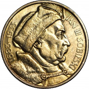 10 gold 1933, Sobieski, circa mint.