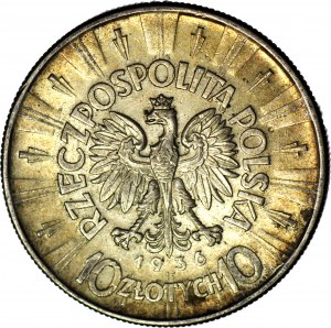 10 gold 1935, Pilsudski, minted