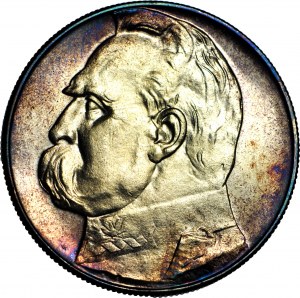 10 zlotých 1936, Piłsudski, mincovna, prooflike