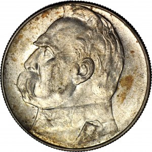 10 gold 1939, Pilsudski, minted