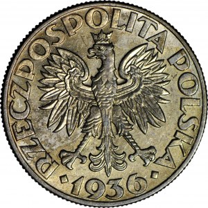 5 złotych 1936 Żaglowiec, menniczy