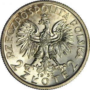 2 złote 1932, Głowa, wyśmienita