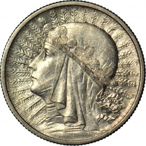 2 oro 1933, Testa, coniato