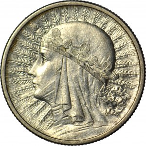 2 oro 1933, Testa, coniato