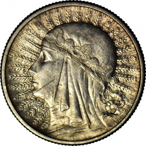 2 oro 1934, testa, coniato