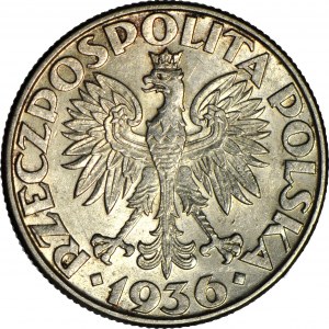 2 zlaté 1936, Plachetnice, mincovna