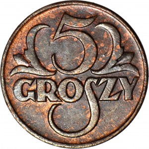 5 pennies 1925, minted