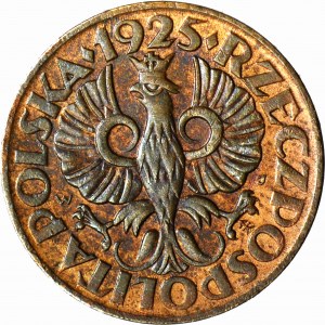 5 pennies 1925, minted