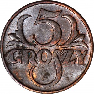 5 Pfennige 1935, postfrisch, prächtig