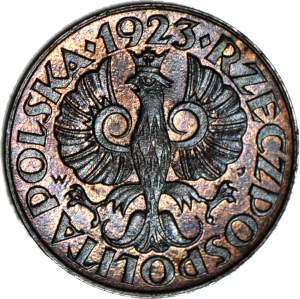 1 cent 1923, mincovňa, nádherný