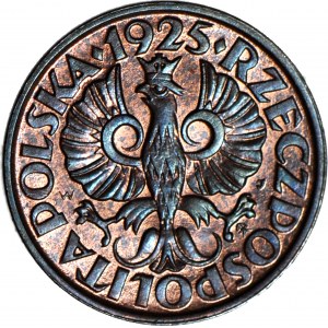 1 Pfennig 1925, postfrisch, prächtig